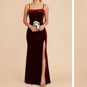 Birdy Grey Cabernet Velvet Maxi Dress